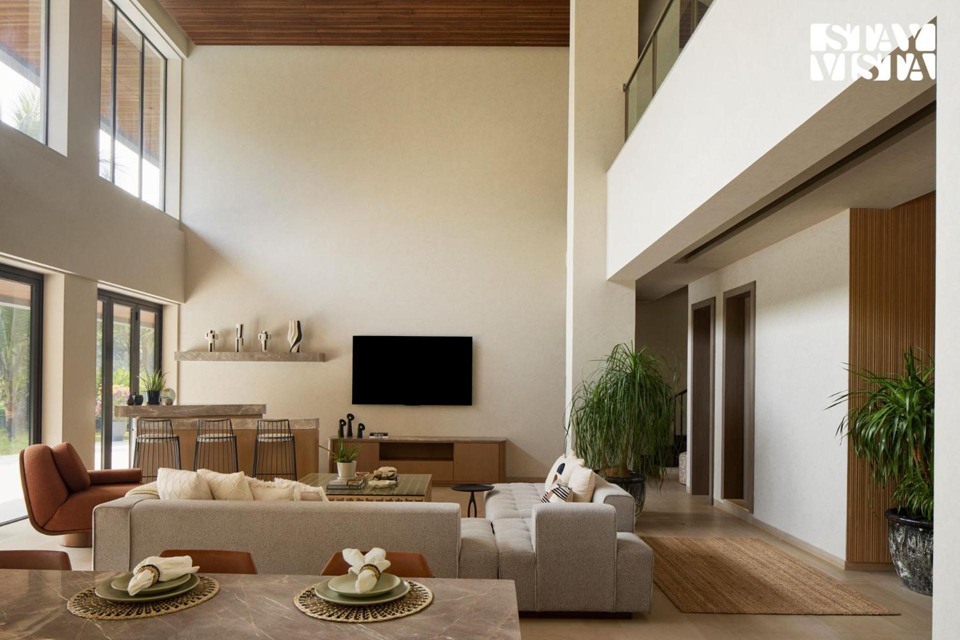 Reflection House By Stayvista With Pool, Terrace Bar, Indoor Games & Exquisite Interiors In A Nutshell 阿里巴格 外观 照片