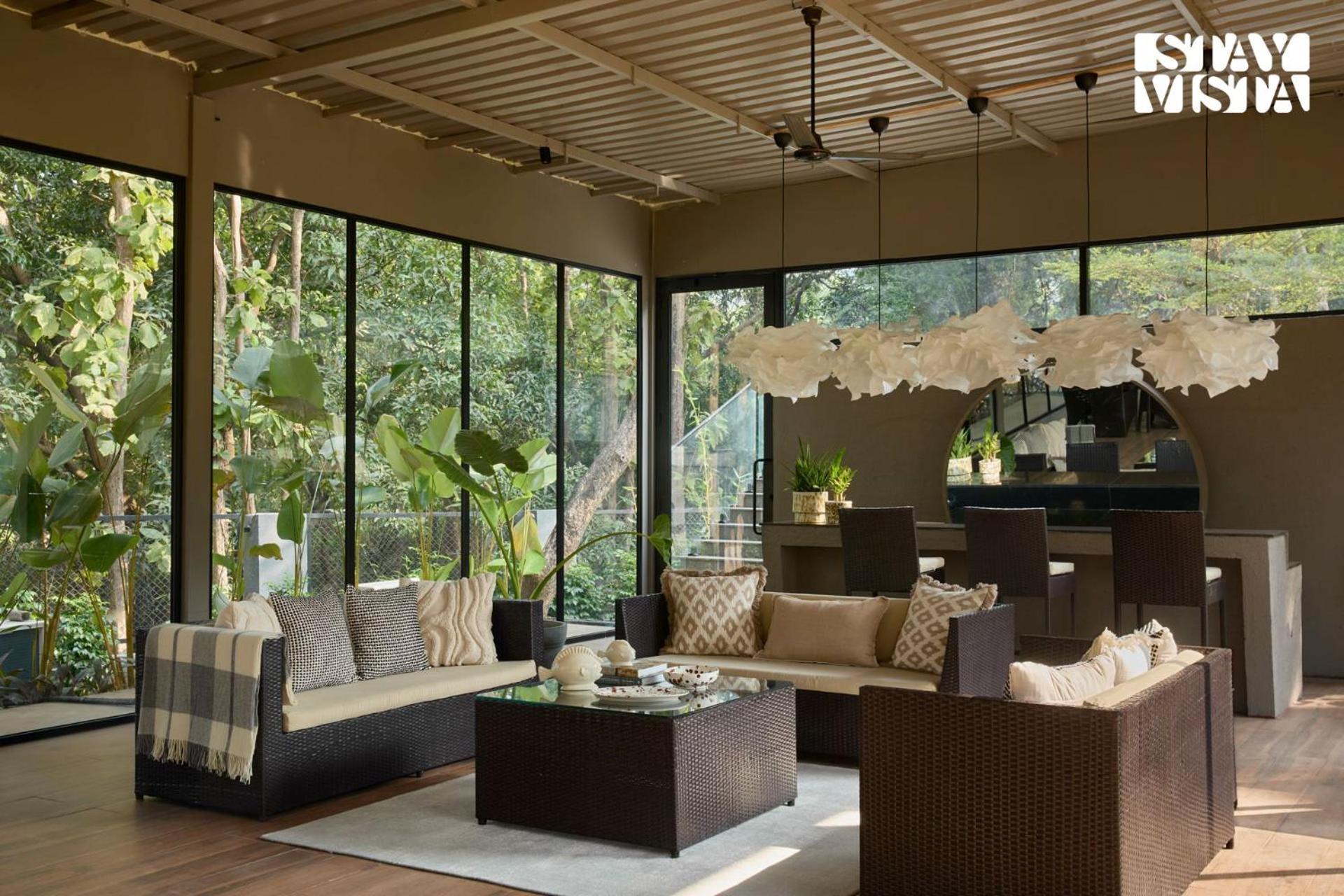 Reflection House By Stayvista With Pool, Terrace Bar, Indoor Games & Exquisite Interiors In A Nutshell 阿里巴格 外观 照片